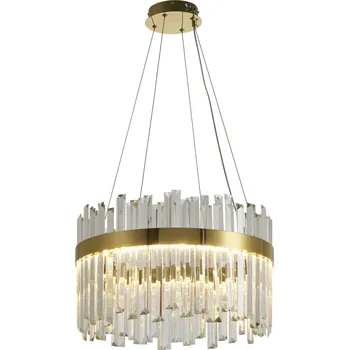 Křišťálový lustr LED ROYAL Step into Design zlatý 50 cm do obýváku a jídelny