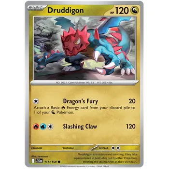 Sběratelská karetní hra Pokémon TCG Druddigon 115/159
