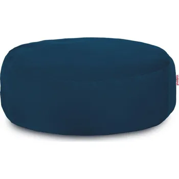 Taburet Plyšová podnožka granátová