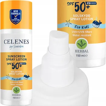 Přípravek na opalování CELENES by Sweden Opalovací krém pro děti SPF50+ 150 Ml