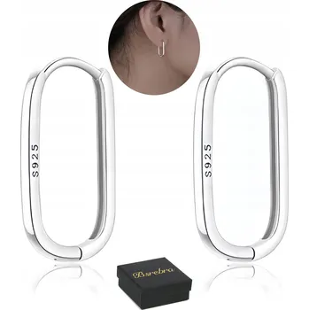 Náušnice Stříbrné náušnice Ryzost 925 Stříbro Dámské Anglické Zapínání