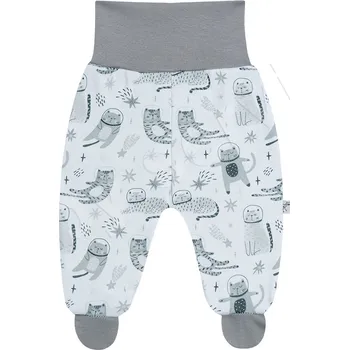 Dupačky Půldupačky Kočky Baby Service šedé velikost 62