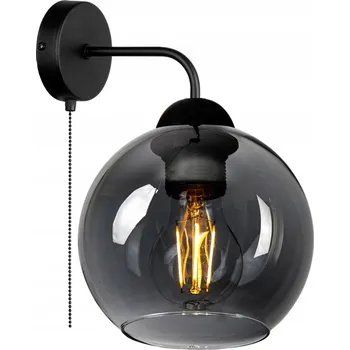Nástěnné svítidlo Nástěnné svítidlo s vypínačem Skleněná koule Loft #390