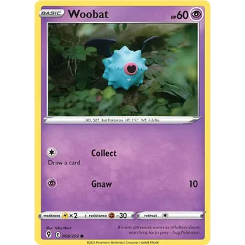 Sběratelská karetní hra Pokémon TCG Woobat 068/203