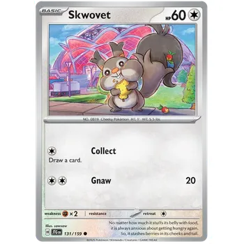 Karetní hra Pokémon TCG Skwovet 131/159