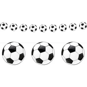 Papírová girlanda Fotbal, 200 cm