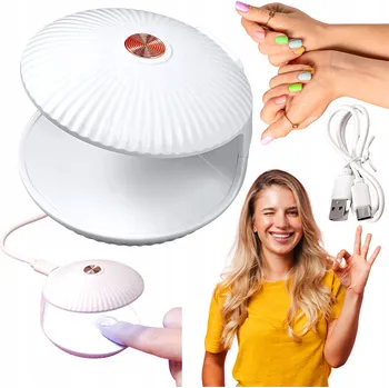 UV LAMPA NA NEHTY HYBRIDNÍ MALÁ DO KABELKY CESTOVNÍ LED PEDIKÚRA MANIKÚRA