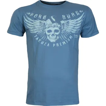 Pánské tričko Yakuza Premium Selection Yakuza Premium Tričko Hellrider 3817 VINTAGE modré Velikost: 5XL