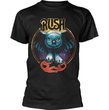 Pánské tričko Rush Owl Star Black S Tričko