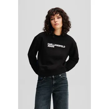 Dámská mikina MIKINA KARL LAGERFELD JEANS KLJ REG ESSENTIAL LOGO SWEAT BLACK