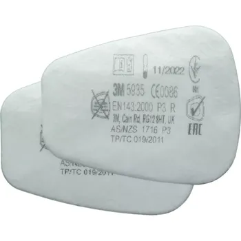 Dílna 3M 5935 P3 částicové filtry vkládací 1PÁR