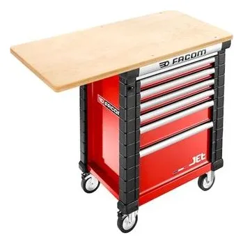 Dílenský stůl Facom JET.WA14M5 Dřevěná pracovní deska 28 mm pro skříňku na kolečkách JET.M5A