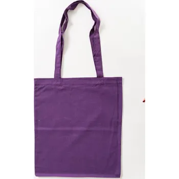 Látková taška barevná 01 - dlouhá ucha, Fialová
