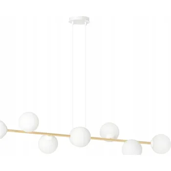 Závěsné svítidlo Emibig GRAVITY 8 WH GOLD – 8 světelných bodů E14