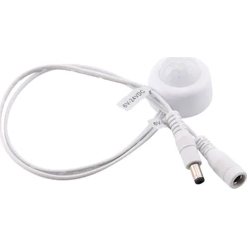 Pohybové čidlo PIR-5 čidlo kabelové 12V/24V, bílé