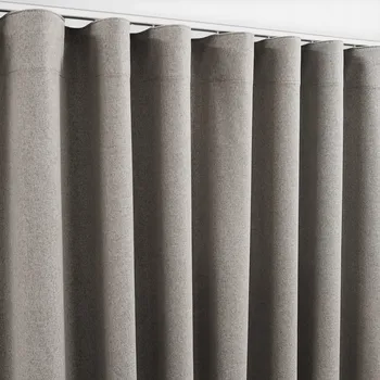 Obraz ZATEMŇOVACÍ ZÁVĚSY NA PÁSCE 170x125 CM ŠPINAVÁ BÉŽOVÁ 100% BLACKOUT PURE NA OKNO