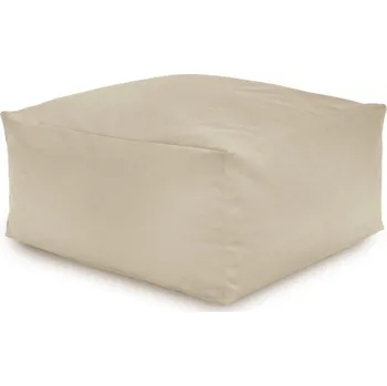 Taburet Plyšová taburetka perlová