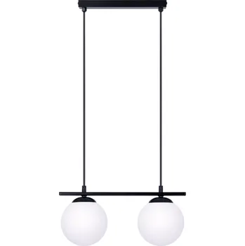 Zuma Line Globe závěsné svítidlo 2x10 W bílá-černá 1208