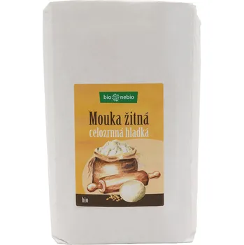Mouka BIO Mouka žitná celozrnná hladká 1 kg – BIO NEBIO