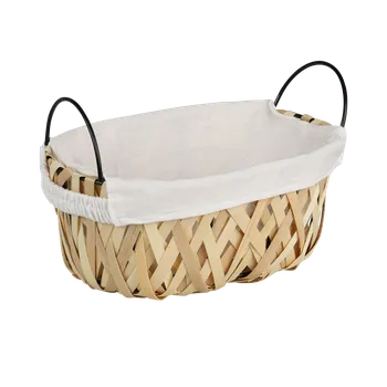 Kesper Košík na pečivo s dřevěným výpletem, 25 x 17 cm