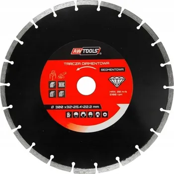 Řezný kotouč Awtools Diamantový kotouč 230x22,2 / segmentový