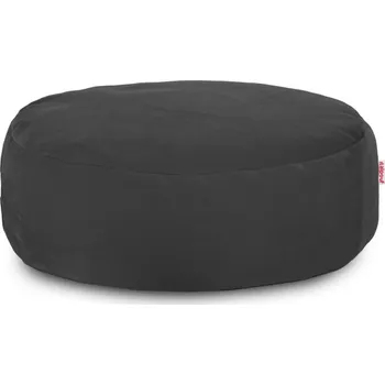 Taburet Plyšová podnožka šedá