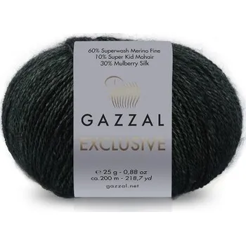 Příze Příze Exclusive Gazzal 9913 zeleno-černá