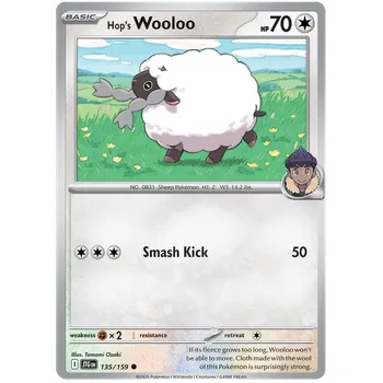 Karetní hra Pokémon TCG Hop´s Wooloo 135/159