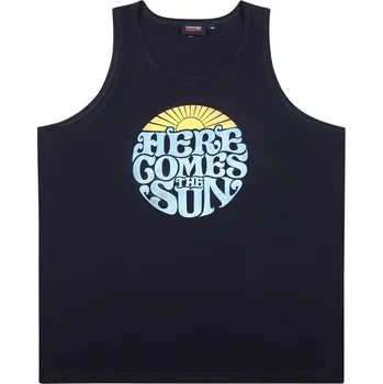 Nátělník Tričko s potiskem (Here commes the sun) - v nadměrné velikosti 4227 t428