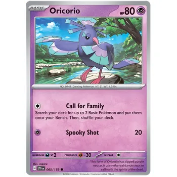 Sběratelská karetní hra Pokémon TCG Oricorio 065/159