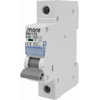 Proudový chránič ECOLIGHT Jistič C32A 6kA 1P C 32A M61173