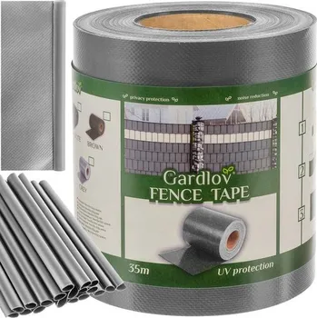 Příslušenství pro plot Gardlov 23704 páska na oplocení šedá 19 cm x 35 m 630 g/m2