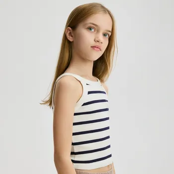 Dívčí oblečení Reserved - Pruhovaný top - vícebarevná - 905EA-MLC - 905EA-MLC-U12