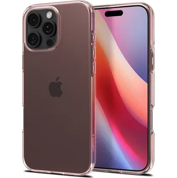 Pouzdro na mobilní telefon Spigen Crystal Flex kryt iPhone 16 Pro Max rose crystal