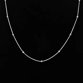 Řetízek Náhrdelník s kuličkami z oceli 50 cm č. 1584