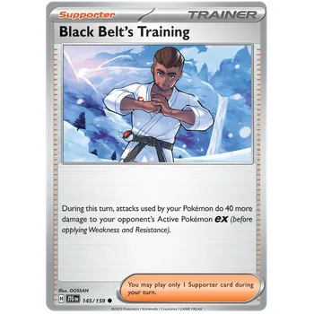 Karetní hra Pokémon TCG Black Belt´s Training 145/159
