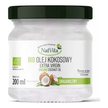 Intimní drogerie NatVita Bio Organic Extra Virgin Coconut Oil 200ml