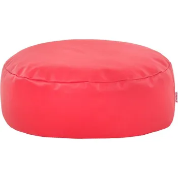 Taburet Podnožka růžová ekokůže