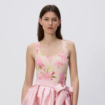 Dámské tričko Reserved - Body s autorským vzorem - vícebarevná - 066GP-MLC - 066GP-MLC-S