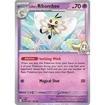 Karetní hra Pokémon TCG Lillie's Ribombee 067/159 - Holo