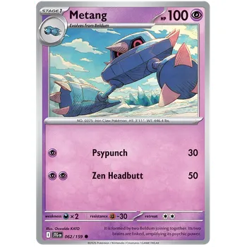 Sběratelská karetní hra Pokémon TCG Metang 062/159