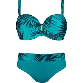 Oblečení a móda Dvoudílné plavky Self Azure 9 Tmavě tyrkysová 48D