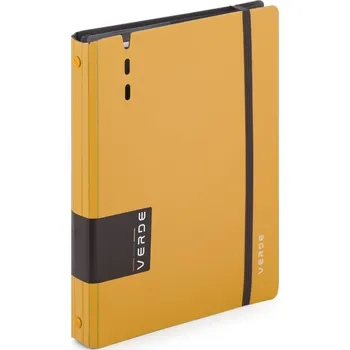 Blok Kroužkový záznamník VERDE Karis A5 - 90 l / hořčicová