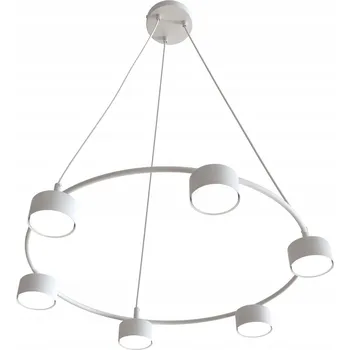 Emibig STARLIT 6 WH Závěsné svítidlo Ocel práškově lakovaná Bílá 8W