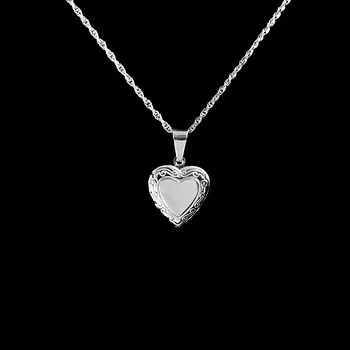 Šperk Romantický medailonek srdce z chirurgické oceli č. 1637