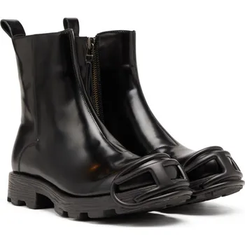 Pánská zimní obuv KOTNÍKOVÁ OBUV DIESEL HAMMER D-HAMMER BT ZIP D BOOTS BLACK