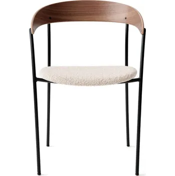 Jídelní židle New Works Židle Missing Armchair, lacquered walnut/Barnum 24