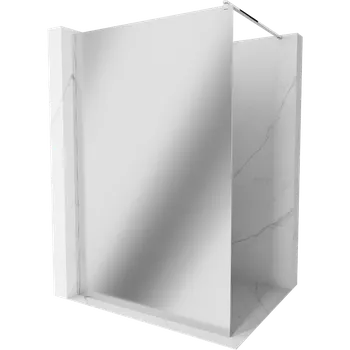 Mexen Kioto sprchová stěna Walk-in 120 x 200 cm, zrcadlo 8 mm, chrom - 800-120-101-01-50 Sprchové stěny
