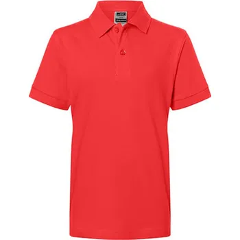 Chlapecké tričko James&Nicholson Dětská polokošile JN070K Tomato XL (146/152)