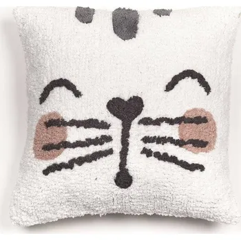 Polštář Today Bavlněný polštář pro děti MAGIC JUNGLE, modrý, 40 x 40 cm